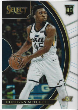 Donovan Mitchell 2017 White Select Rookie Card 144/199