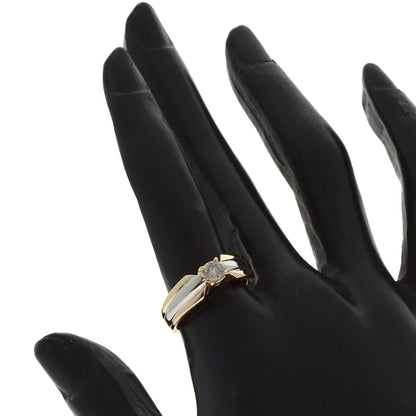 0.31Ct Diamond Ring K18 White Gold 18K 7.1G