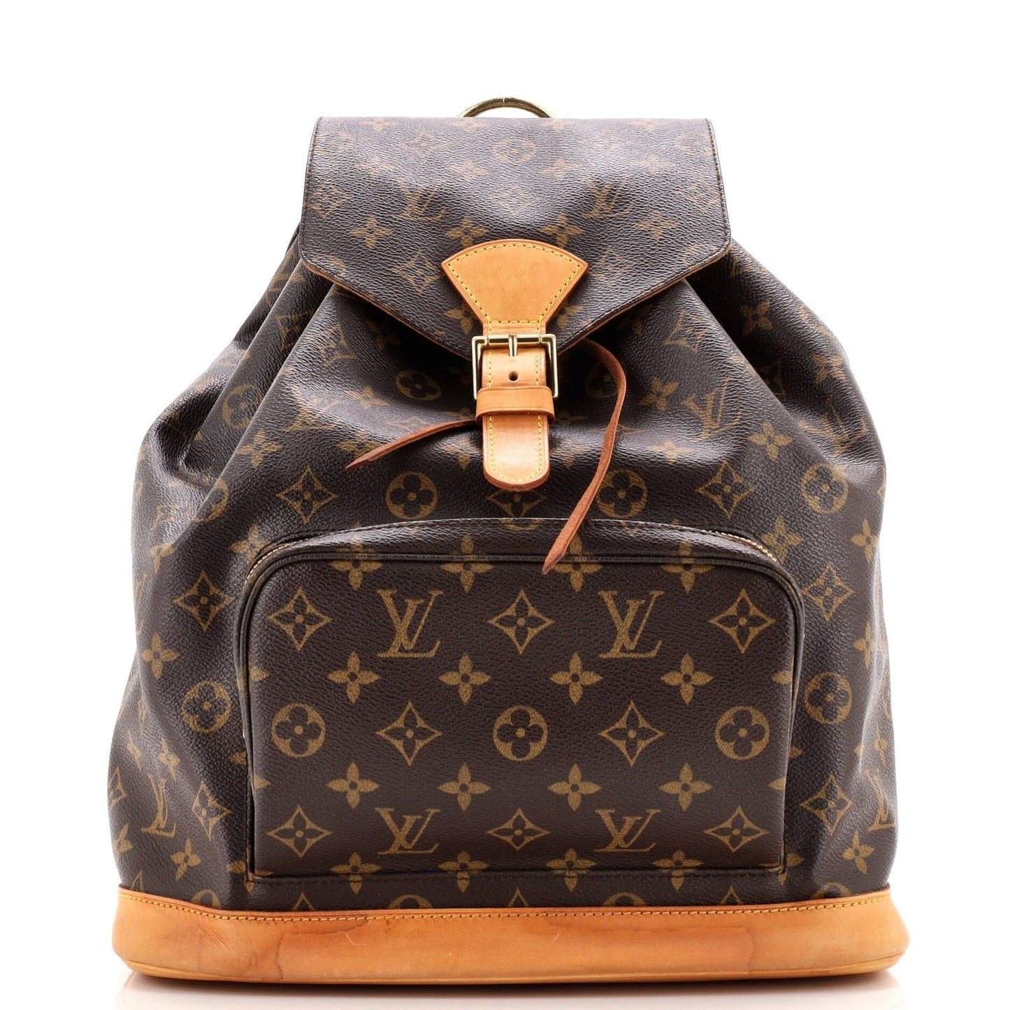 Louis Vuitton Vintage Montsouris Backpack Monogram Canvas Gm