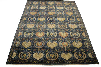 Handmade Osh Chobi Peshawar Oriental Rug Floral