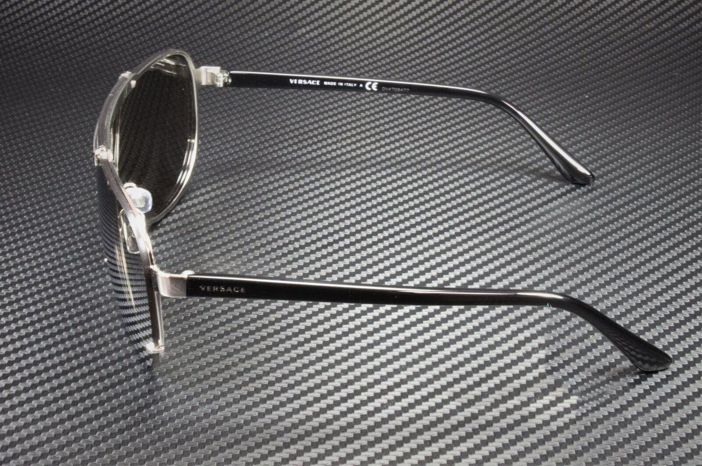 VERSACE VE2140 10006G Silver Light Grey Mirror Silver 40 mm Men's Sunglasses