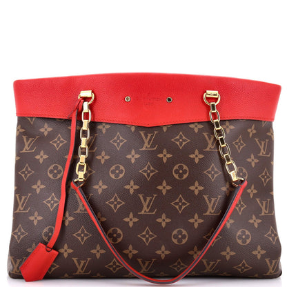 Louis Vuitton Pallas Shopper Monogram Canvas And Calfskin