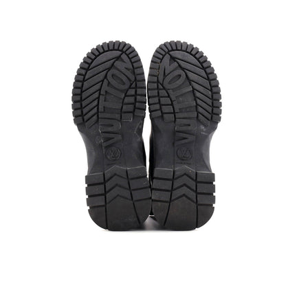 Louis Vuitton Women'S Ruby Flat Ranger Chelsea Boots Leather