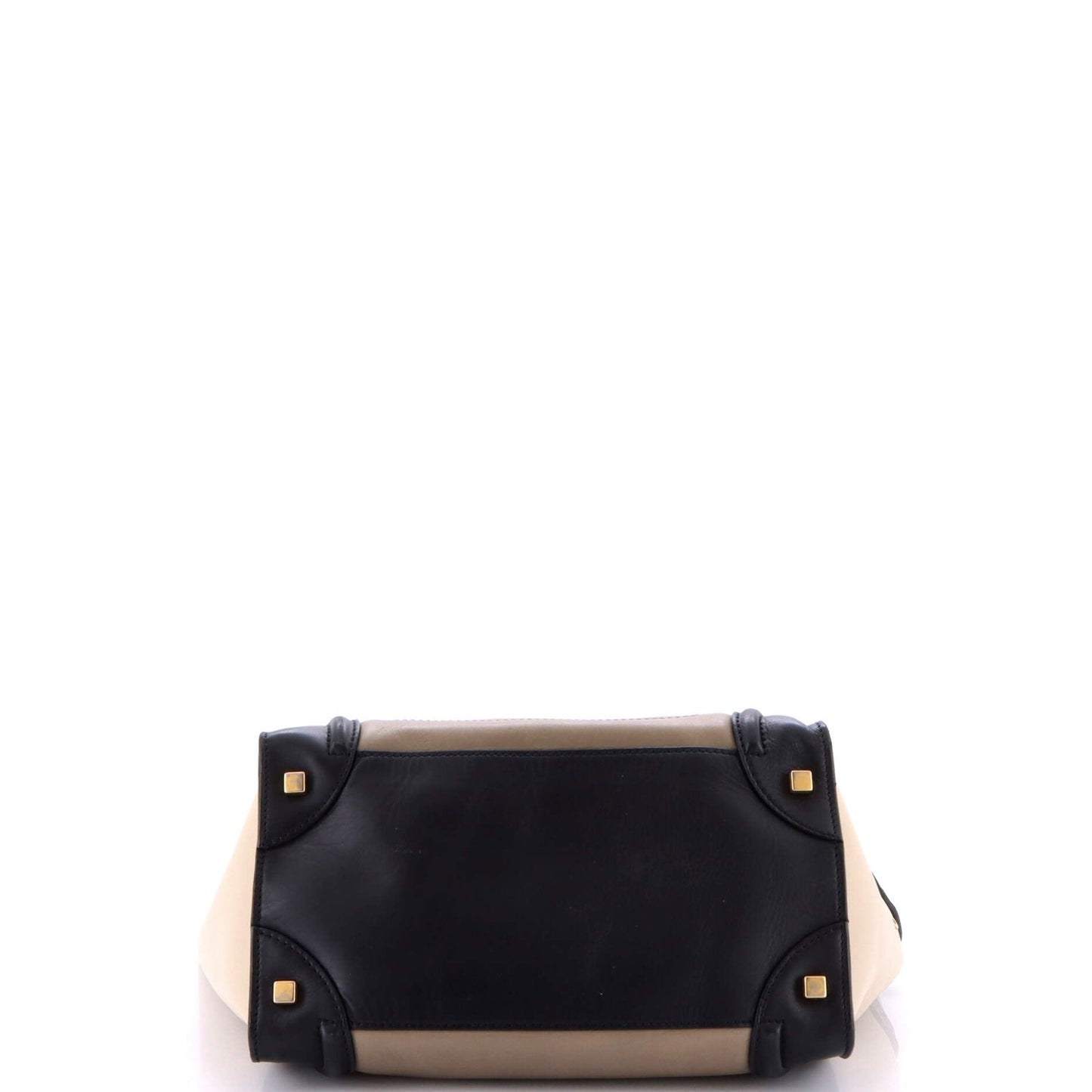 Celine Bicolor Luggage Bag Leather Mini