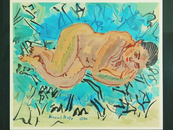 Raoul Dufy Nu Couche 1969 Lithograph On Arches