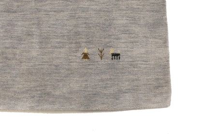 Tribal Pictorial Style Plush Wool 6X9 Gabbeh