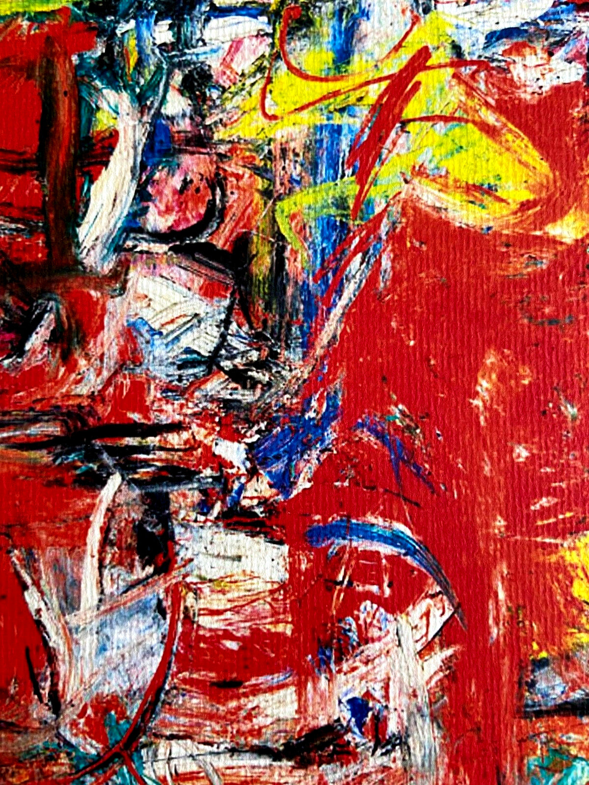 Willem De Kooning Action Painting Coa Signed