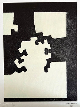 Eduardo Chillida Lithograph Coa Signed Numbered By Hand In 180Ex