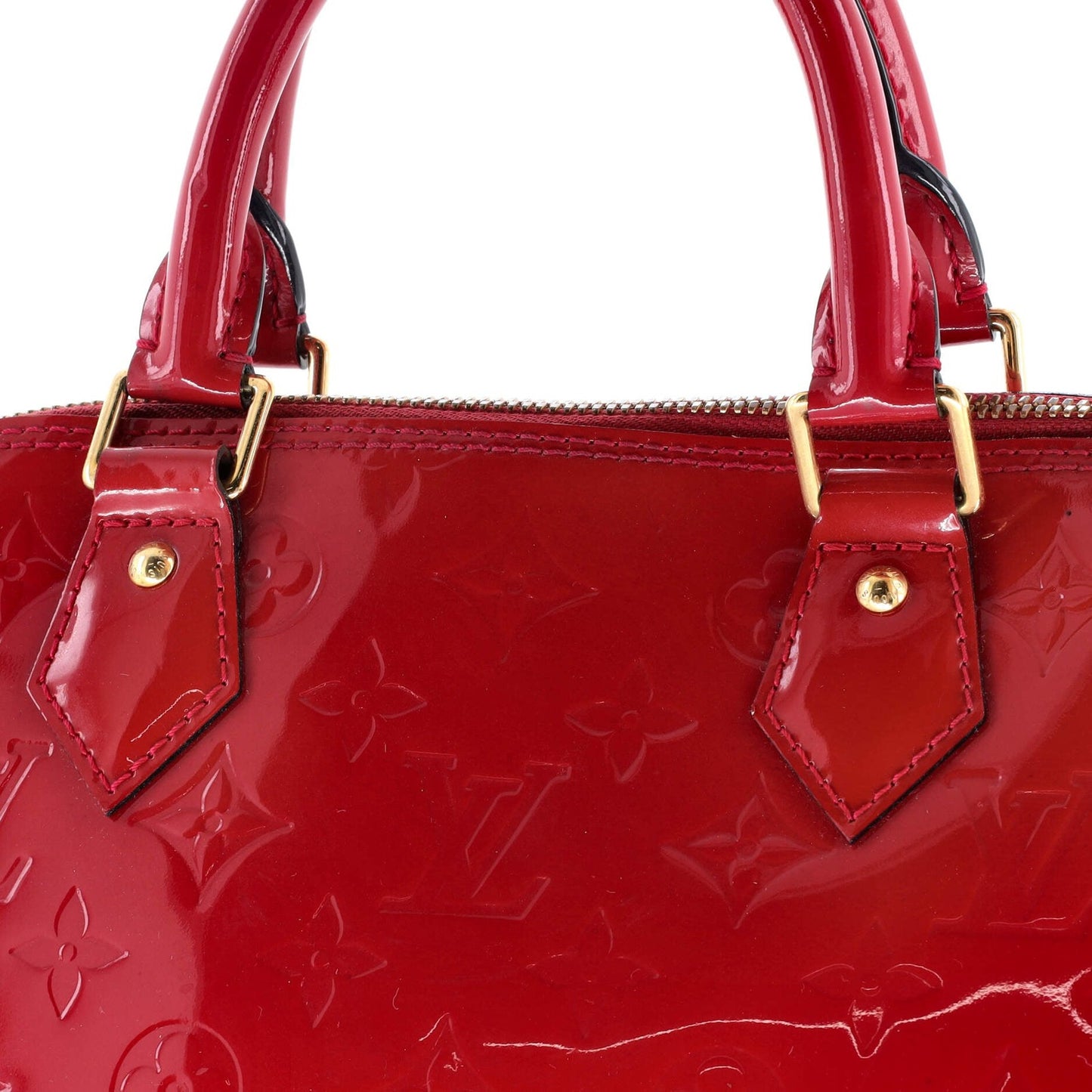 Louis Vuitton Alma Handbag Monogram Vernis Pm