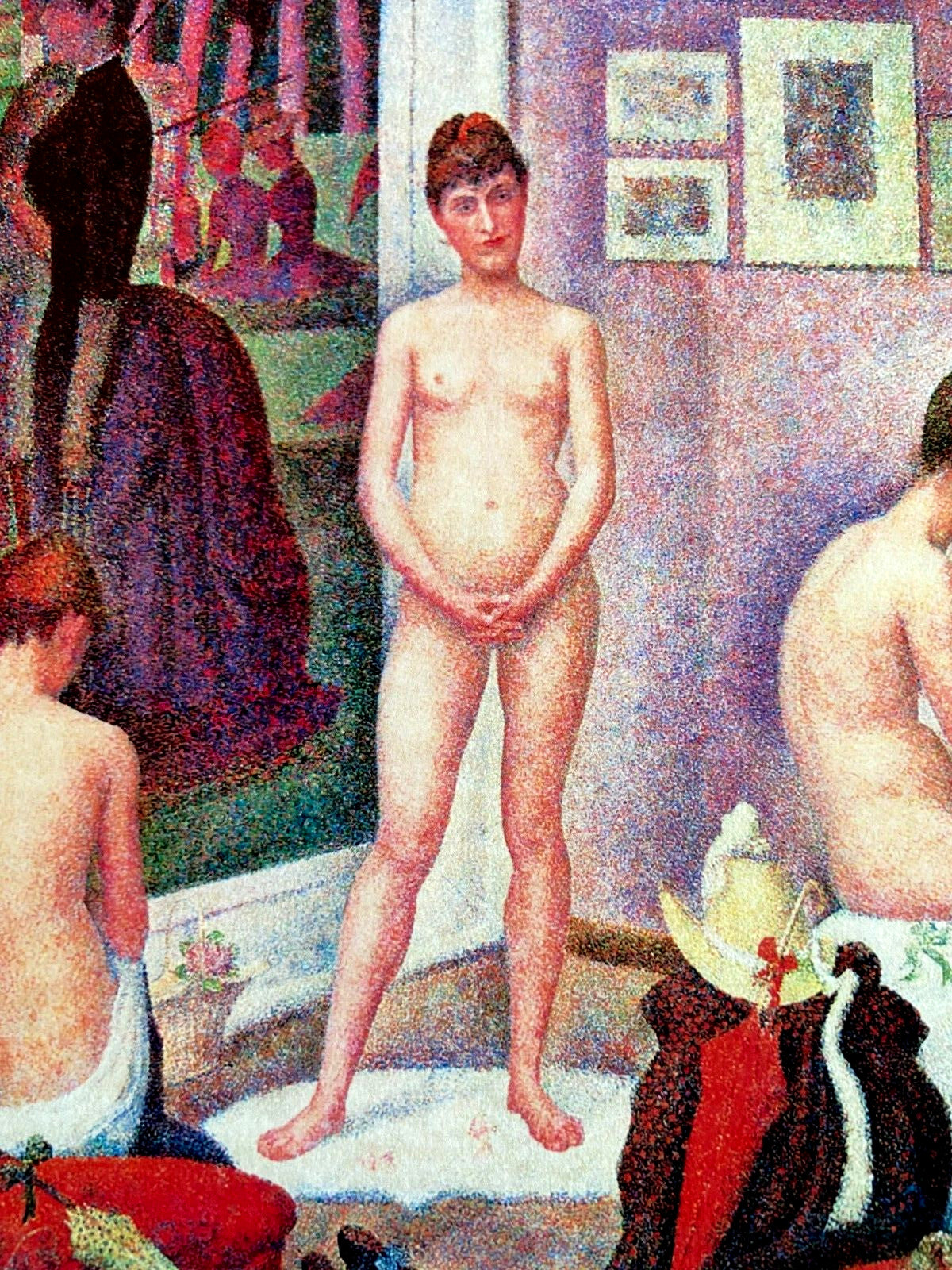 Georges Seurat, Lithograph Coa 175 Ex. Signed Op Numbered In Pencil Crayon