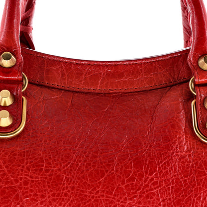Balenciaga City Classic Metallic Edge Bag Leather Small