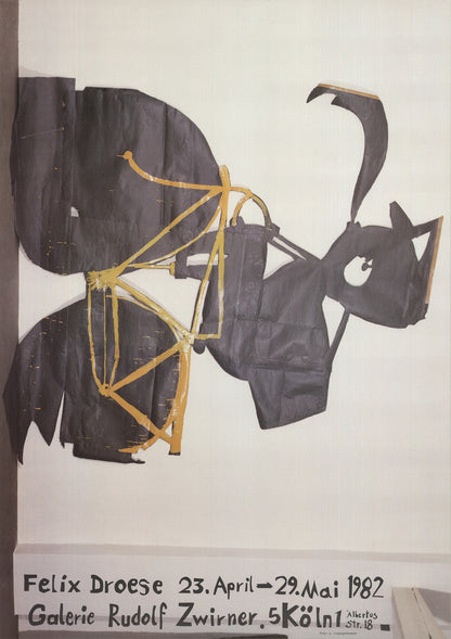 Felix Droese Galerie Rudolf Zwirner " Offset Lithograph Contempor