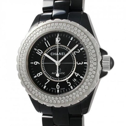 Chanel J12 38Mm Genuine Diamond Bezel H0950