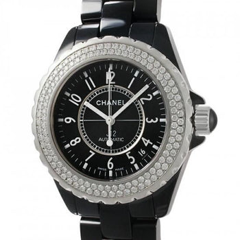 Chanel J12 38Mm Genuine Diamond Bezel H0950