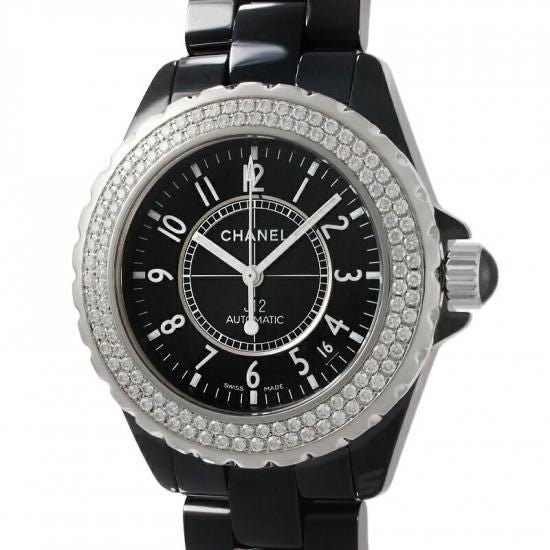 Chanel J12 38Mm Genuine Diamond Bezel H0950