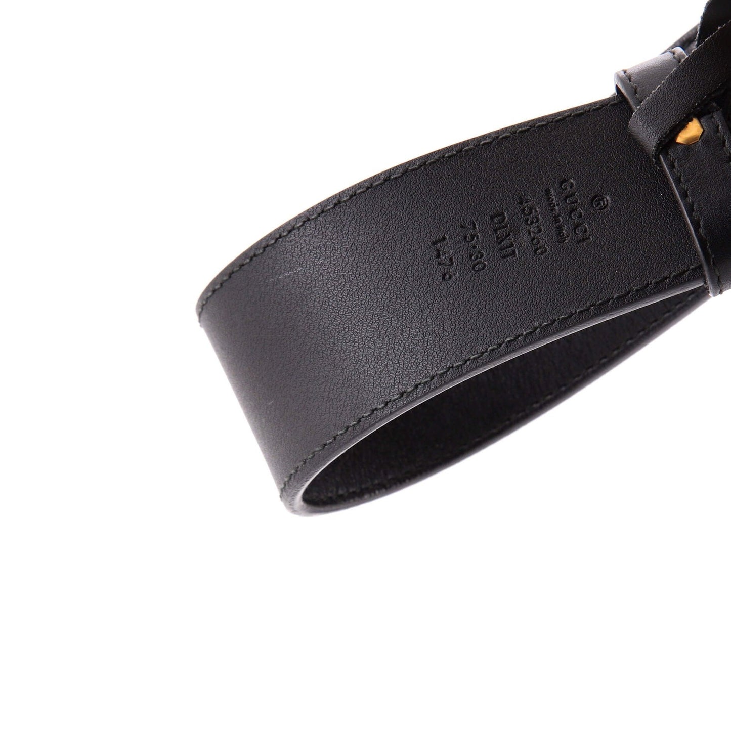 Gucci Pearly Gg Marmont Belt Leather Wide