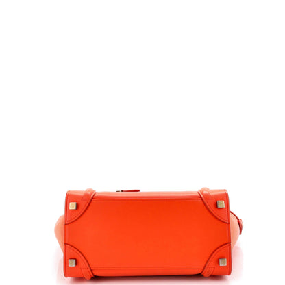 Celine Luggage Bag Smooth Leather Micro