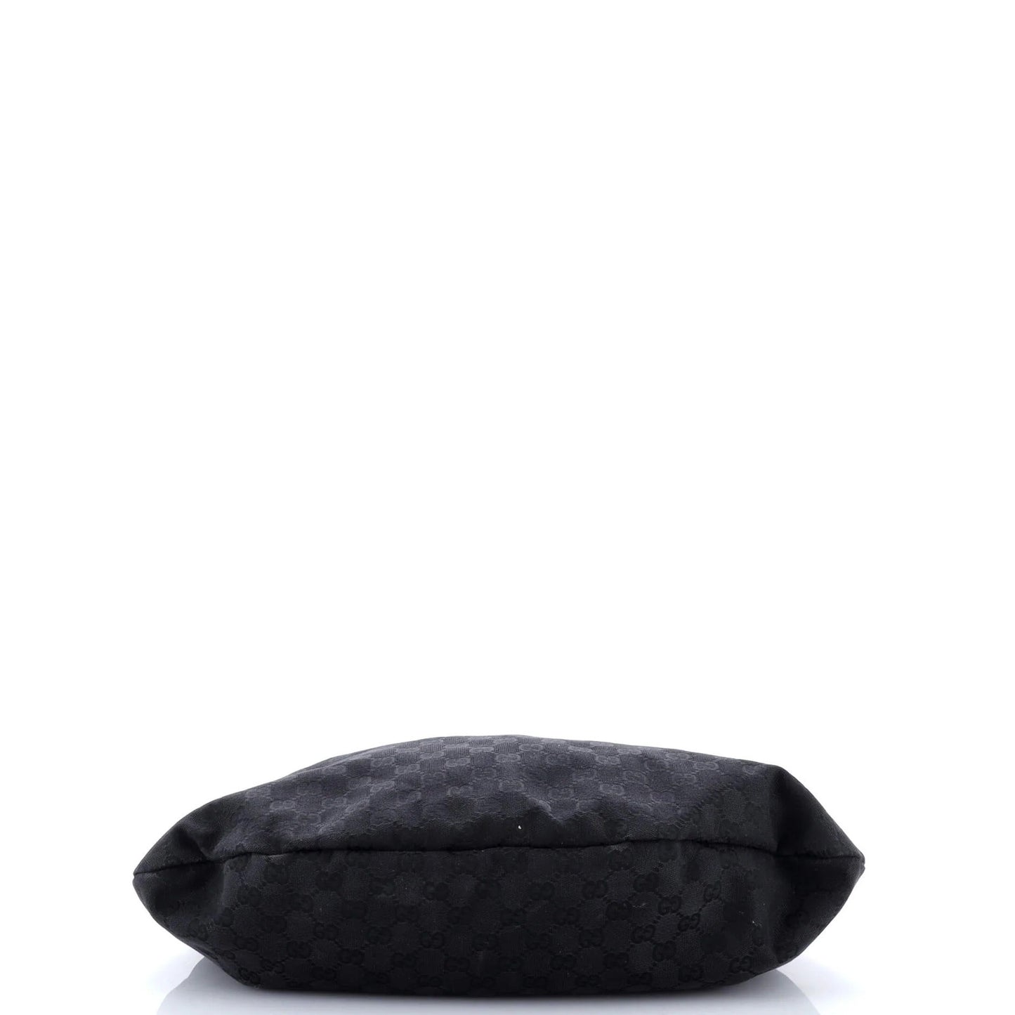 Gucci Vintage Bamboo Hobo Gg Canvas Large