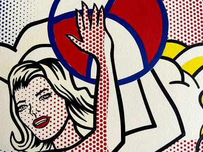 Roy Lichtenstein, Signed Coa Lithograph Limited Edition