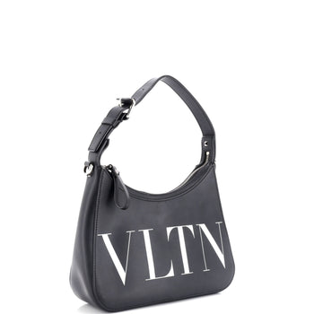 Valentino Garavani Vltn Hobo Printed Leather Small
