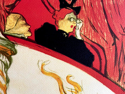 Henri De Toulouse-Lautrec Lithograph Coa Mourlot 1952 Signed