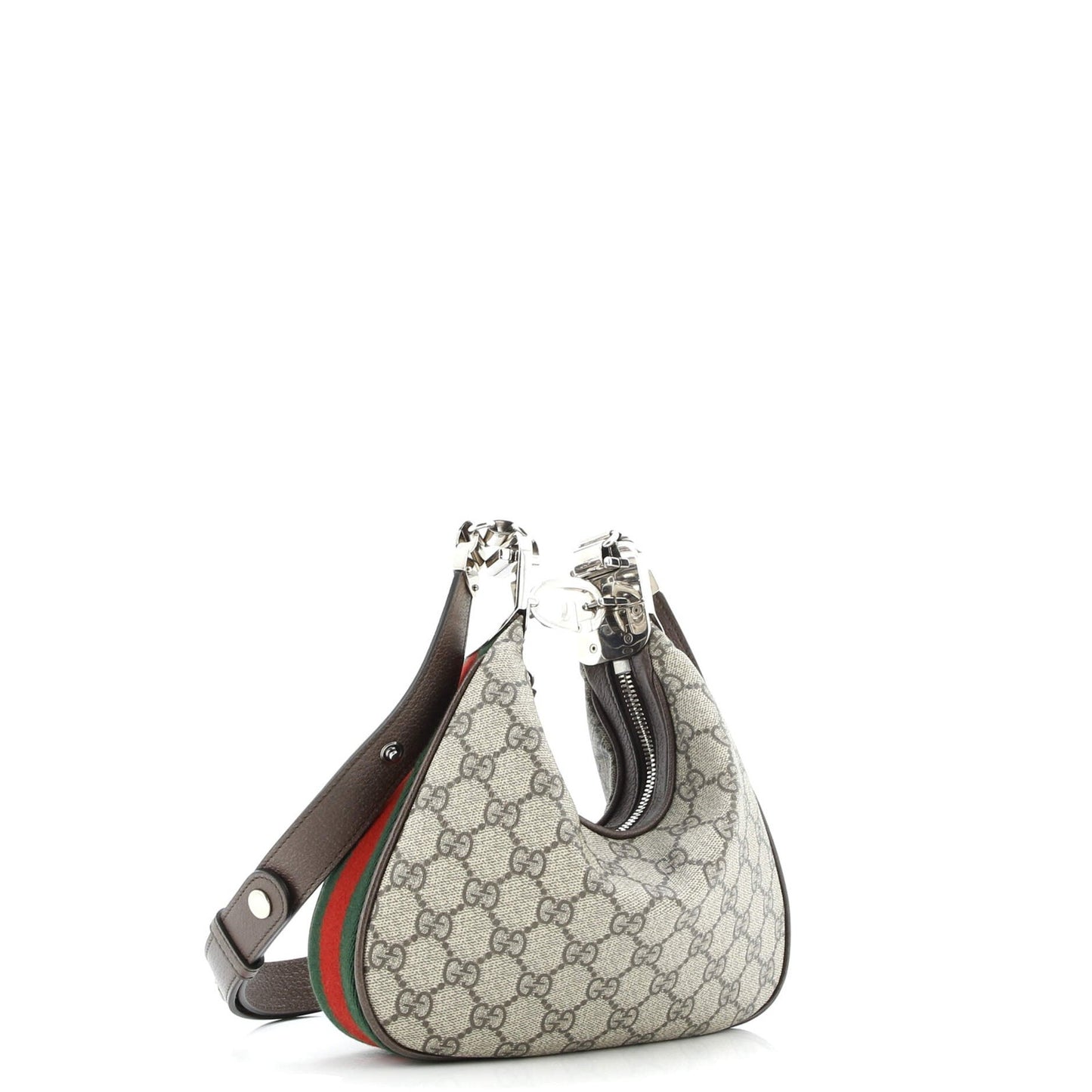 Gucci Attache Shoulder Bag Gg Coated Canvas Small