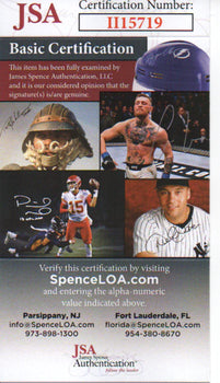 Whitey Kurowski Autographed Hand Filled Out Survey Page (Jsa)