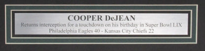 Cooper Dejean Signed/Auto 16X20 Photo Philadelphia Eagles Framed Fanatics 195281