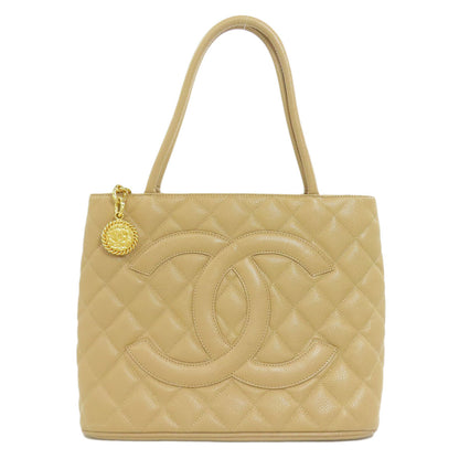 Chanel   Tote Bag Medallion Goldhardware Grained