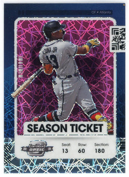 Ronald Acuna Jr. 2021 Panini Contenders Optic