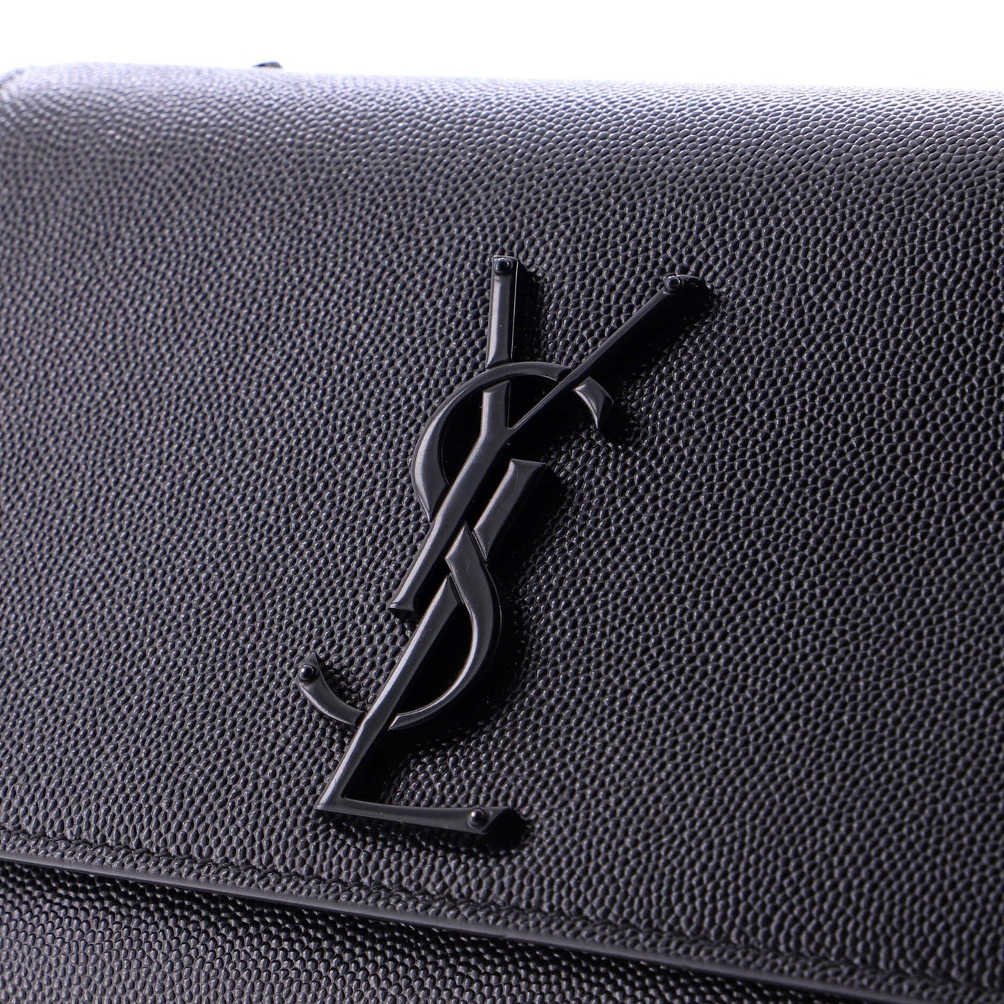 Saint Laurent Classic Monogram Crossbody Bag Grainy Leather Small