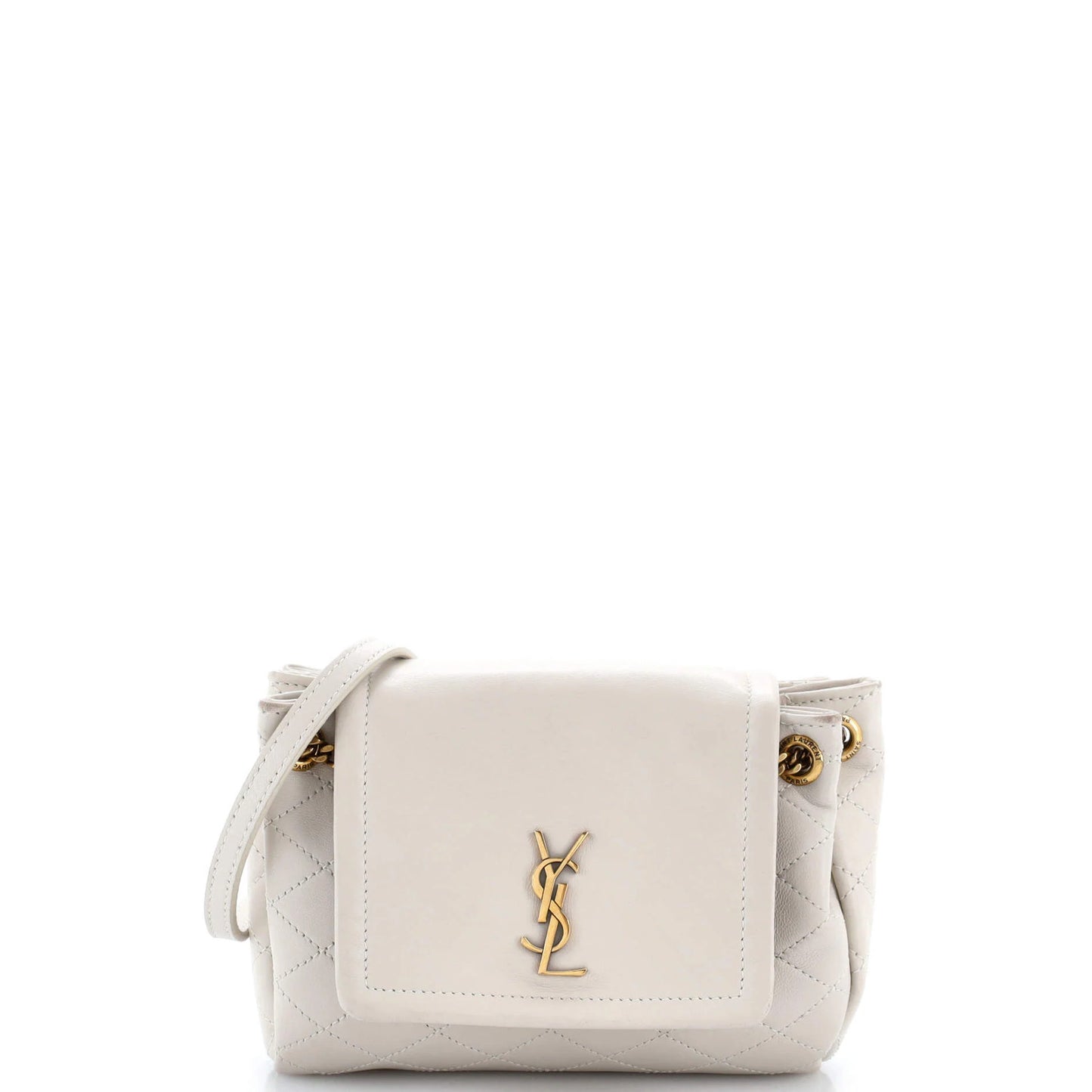 Saint Laurent Nolita Satchel Quilted Leather Mini