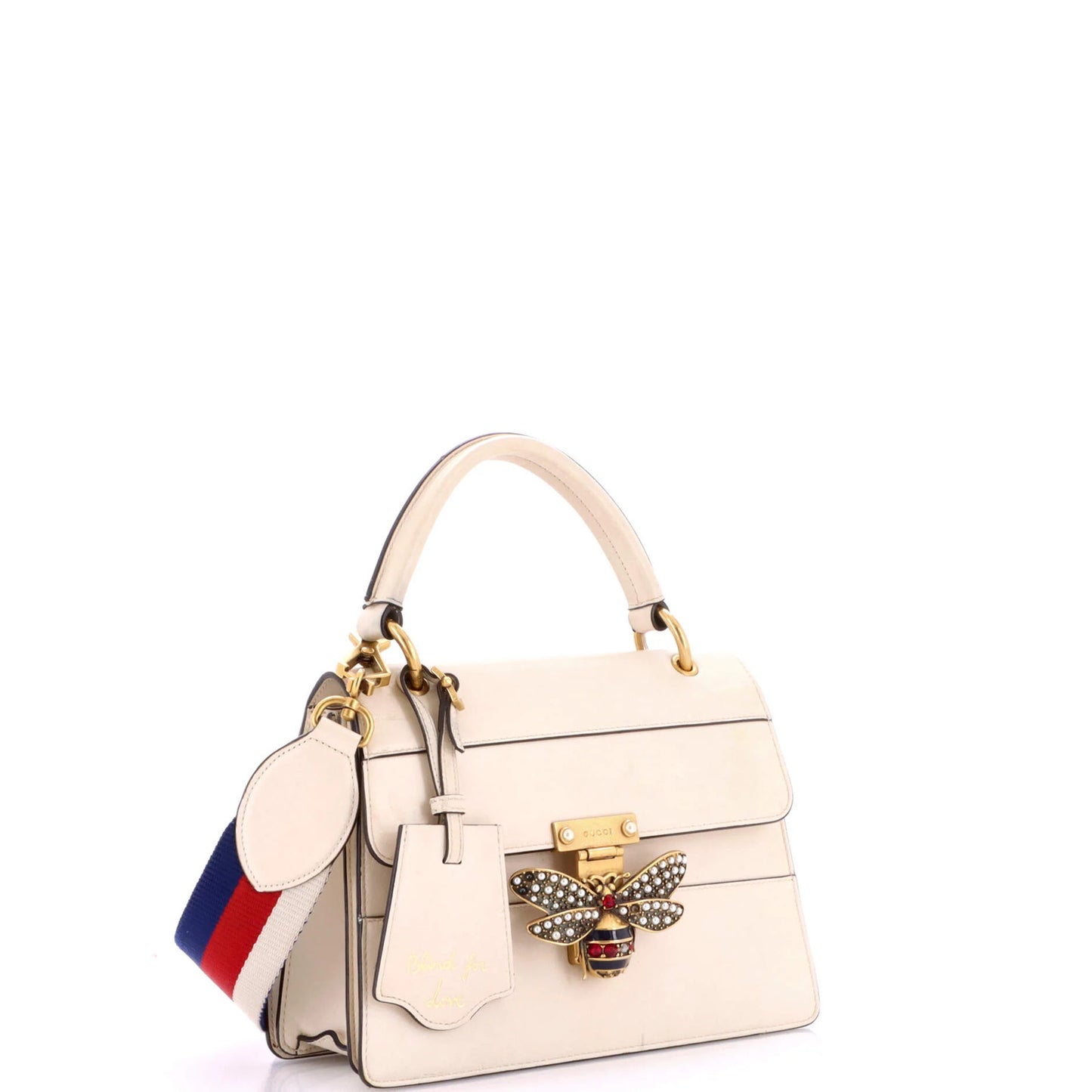 Gucci Queen Margaret Top Handle Bag Colorblock Leather Small