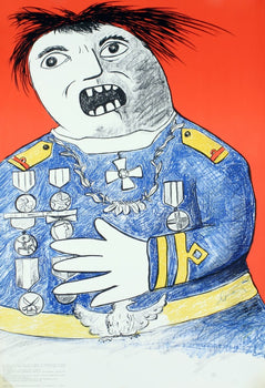 Enrico Baj Homme De Guerre 