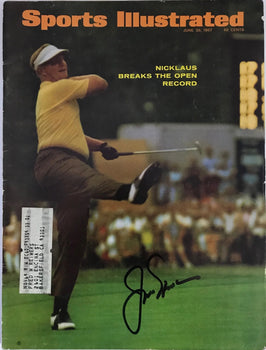 Jack Nicklaus Signed Sports Illustrated Magazine June 26,1967 (Jsa)