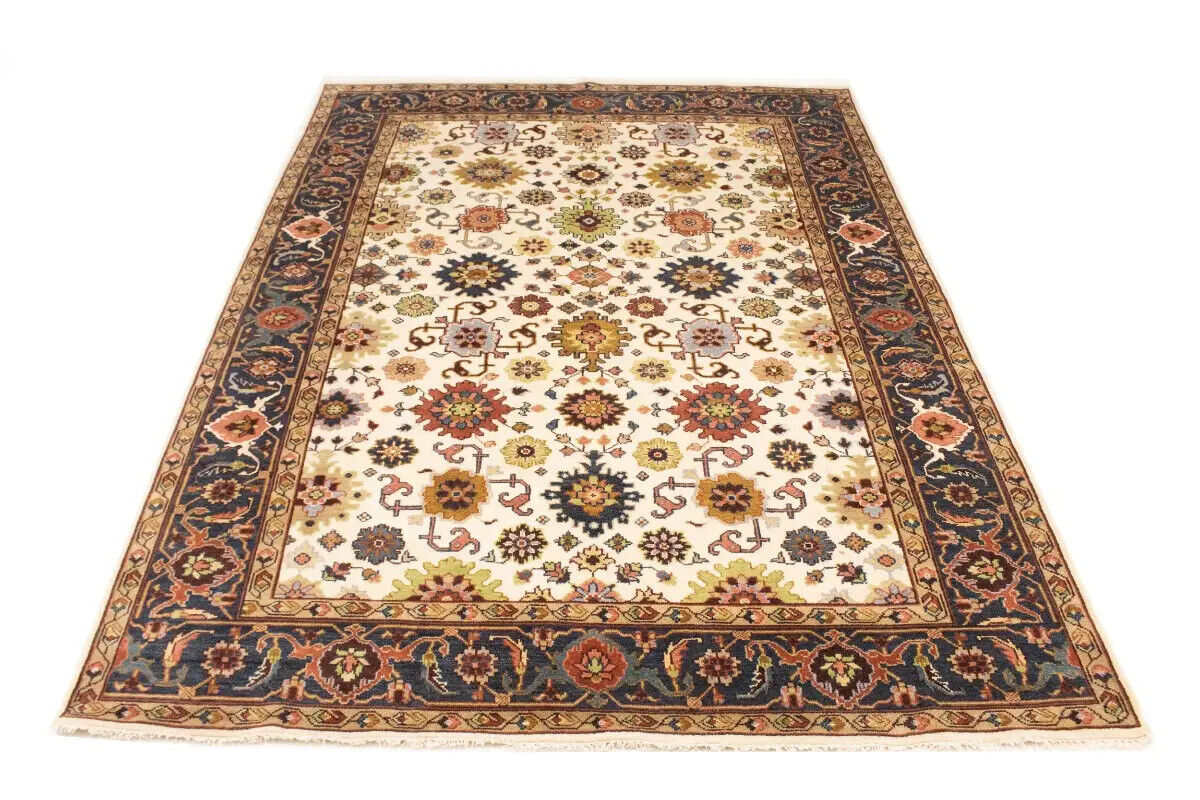 Handmade Vintage Oriental Rug Classic Design