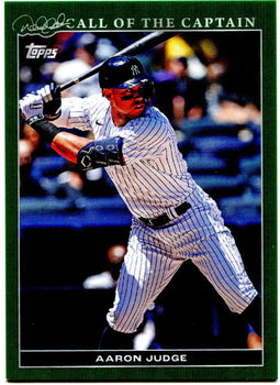 Aaron Judge Topps Call Of The Captain Derek Jeter Collection 69/75 #24 2022