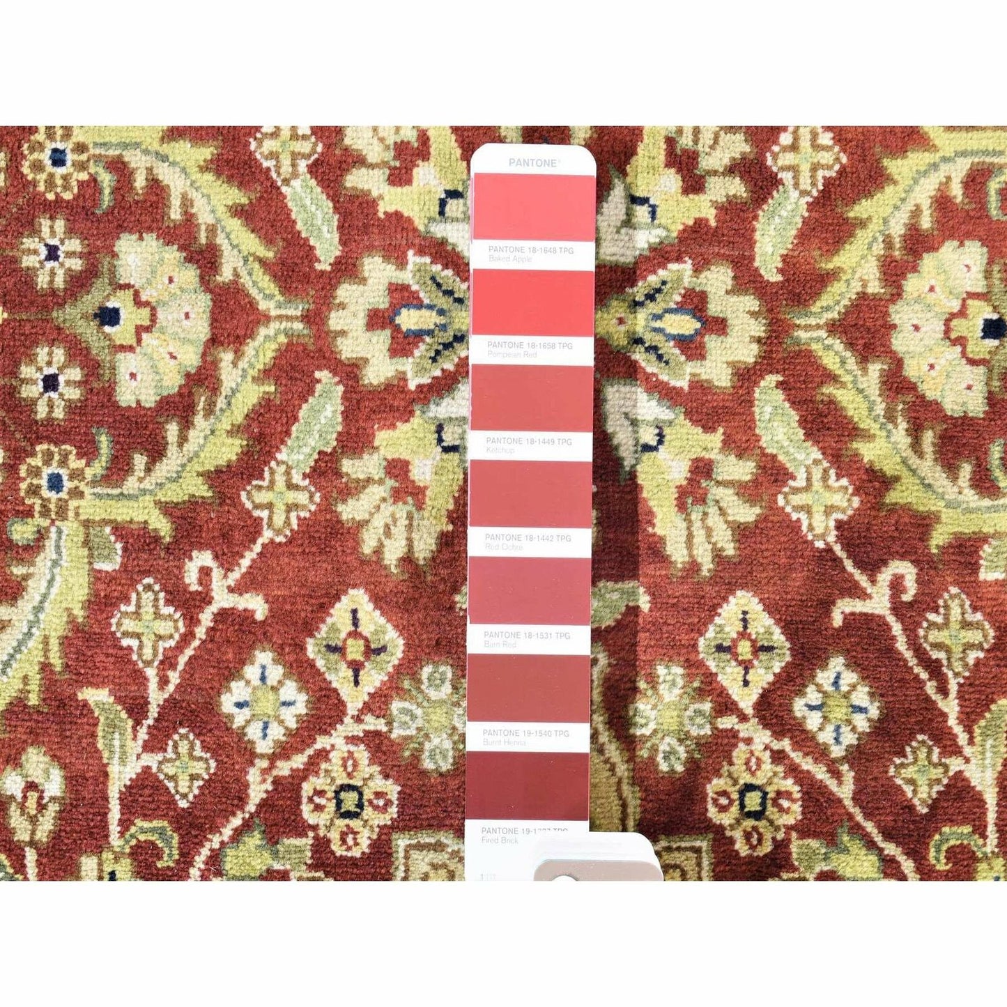 2'6"X17'10" Rust Red Kishoon Revival Wool Hand Knotted Xl Runner Rug