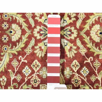 2'6"X17'10" Rust Red Kishoon Revival Wool Hand Knotted Xl Runner Rug