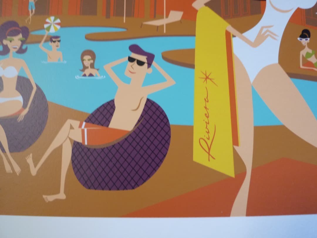 Signed Shag Silkscreen Retreat Riviera