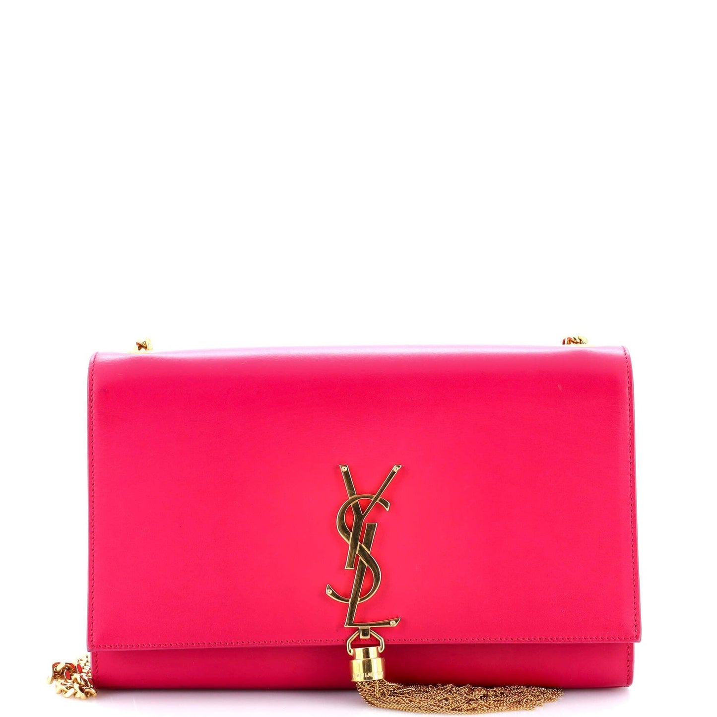 Saint Laurent Classic Monogram Tassel Crossbody Bag Leather Medium