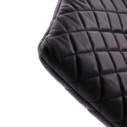 Chanel Boy O Case Clutch Quilted Lambskin Large