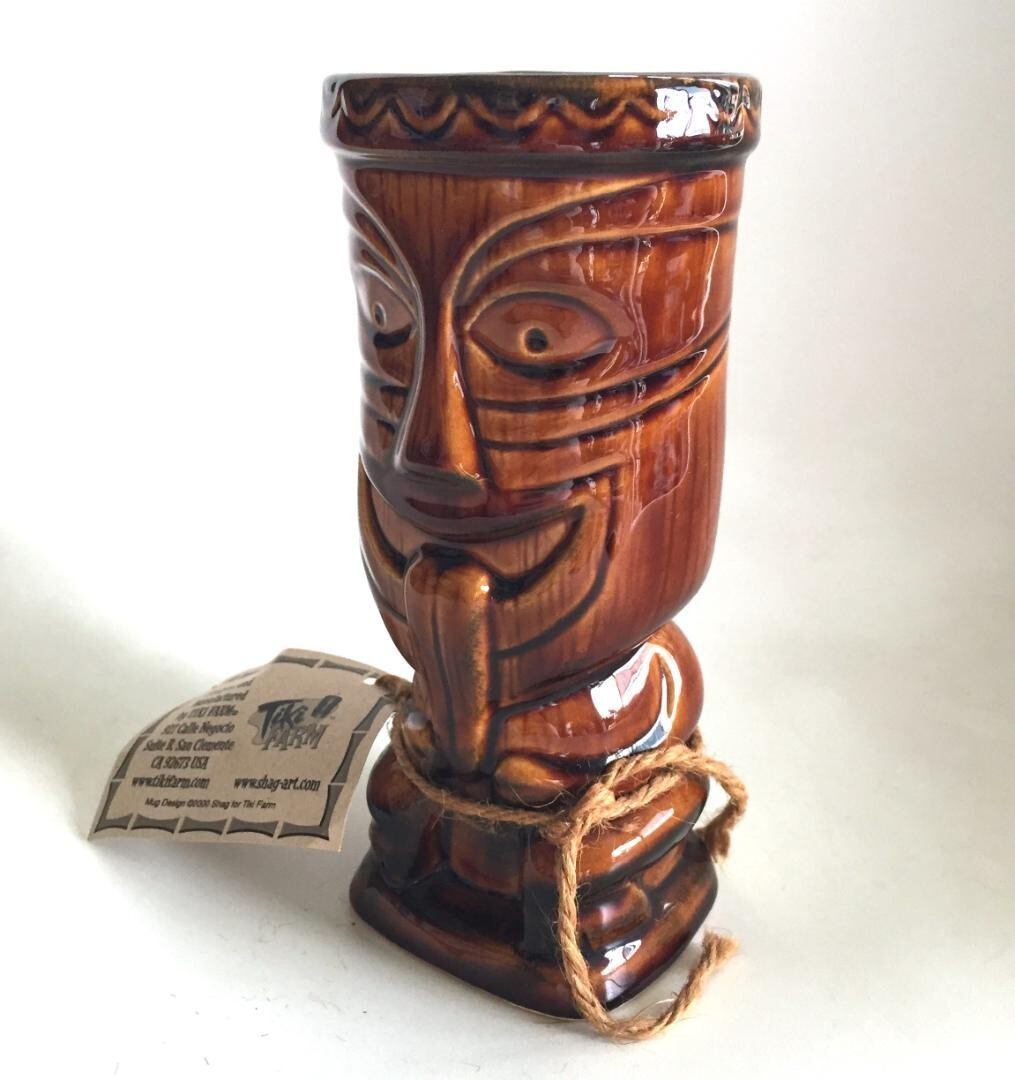 New Shag 2000 Tiki Farm Tunga-Toa Mug Limited To 250 Signed Numbered
