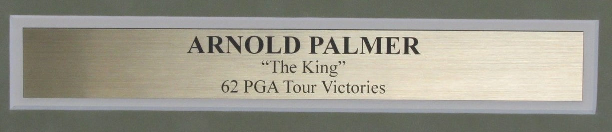 Arnold Palmer Autographed/Signed 16X20 Lithograph Framed Jsa 195881