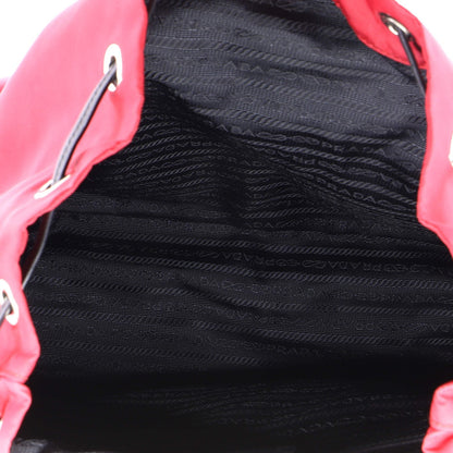 Prada New Vela Backpack Tessuto With Studded Leather