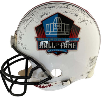 Pro Football Hall Of Fame Signed Authentic Hall Of Fame Helmet (Jsa)