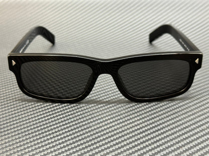 PRADA PR B11S 16K731 Black Dark Grey Men's 55 mm Sunglasses