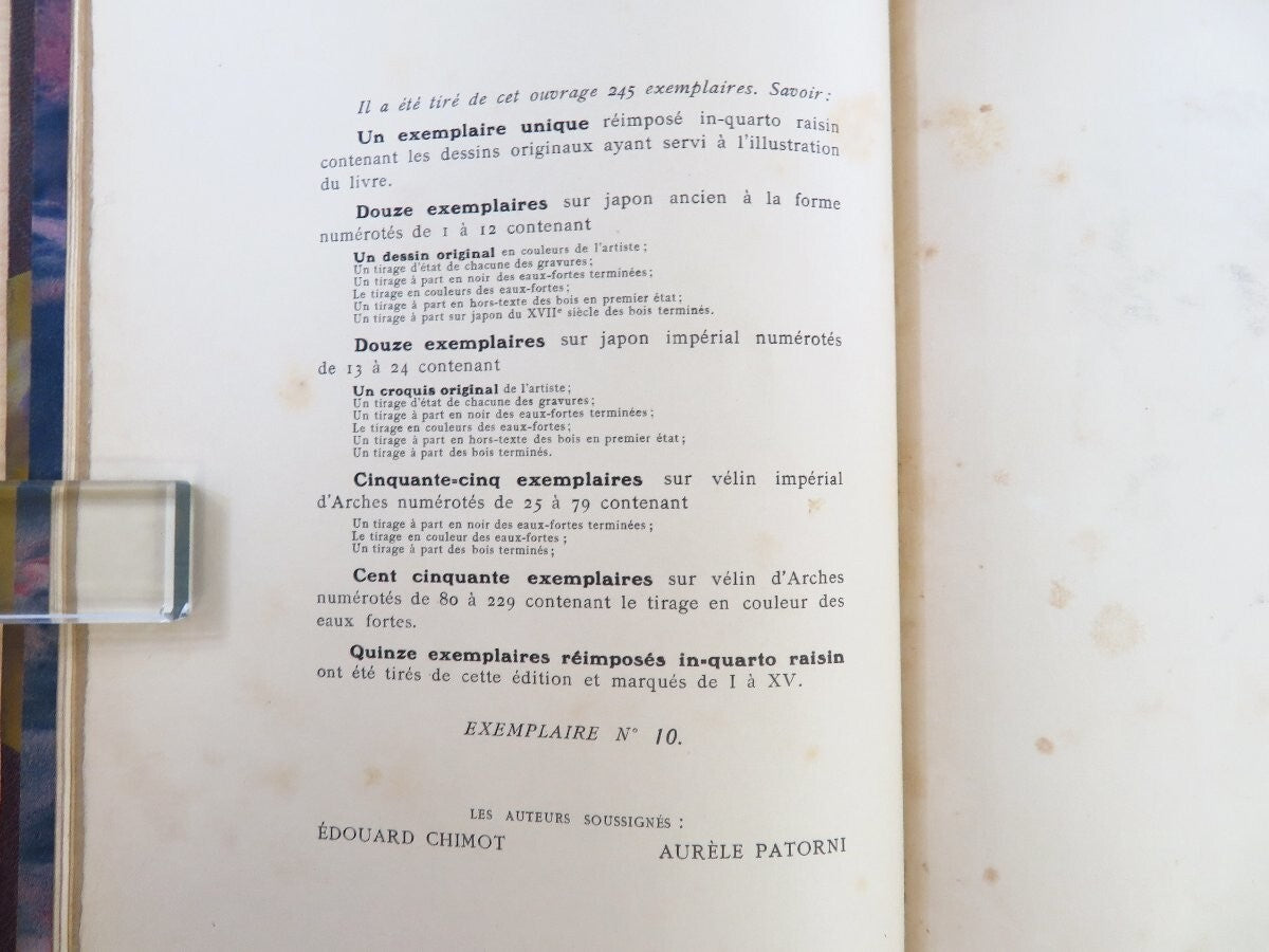 Aurele Patorni Le Fou 1921 1St Ed Limited 12