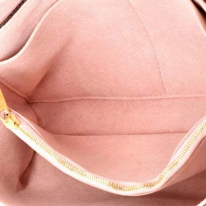 Louis Vuitton Clapton Handbag Damier And Leather Pm