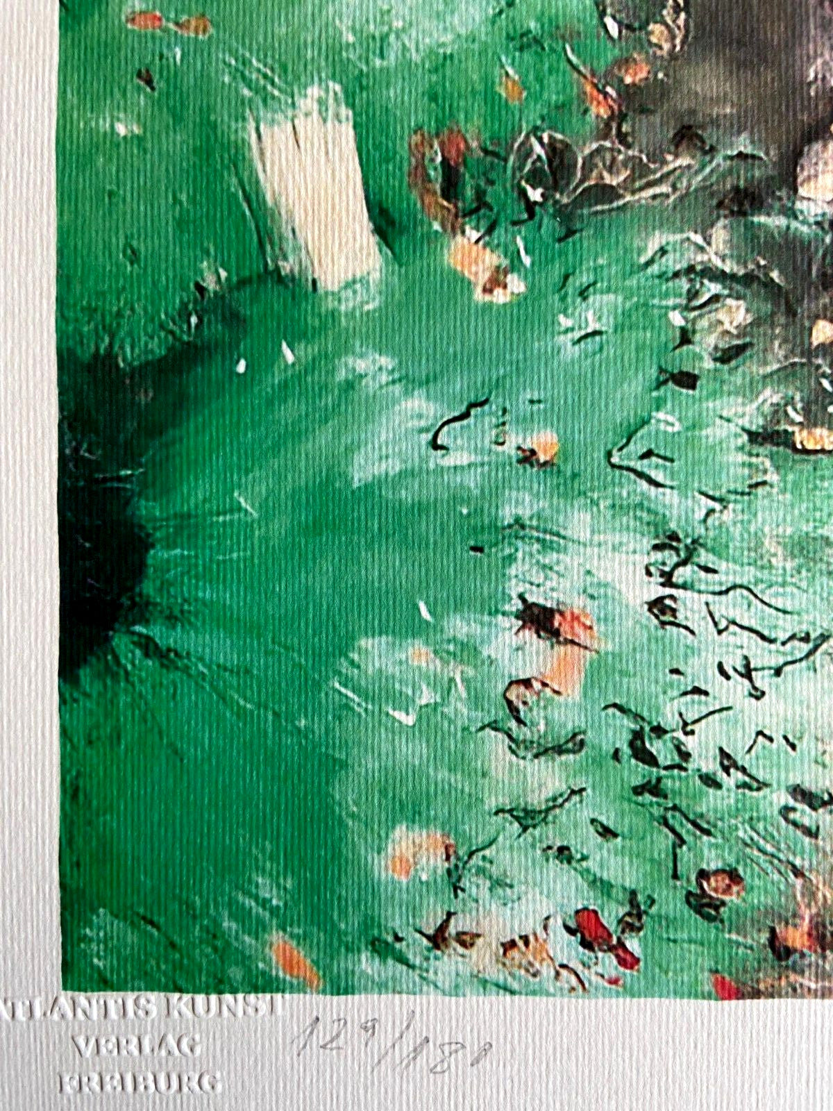 Edgar Degas Lithograph Coa Signed Numbered 180 Certified Stamp